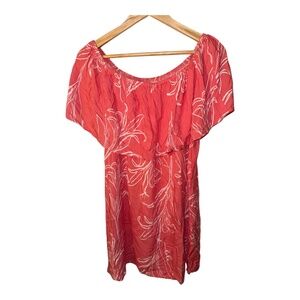 Simply Sisters Lola Hawaii Pink  Off Shoulder Dress XL